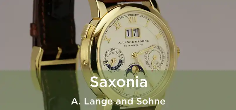 Saxonia A. Lange and Sohne